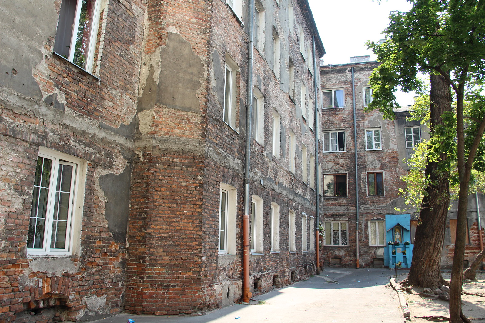 Jakieś praskie podwórze